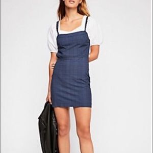 Free People Plaid Mini Dress
